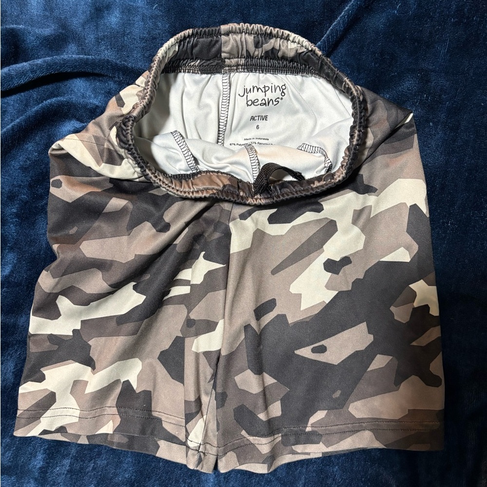 Jumping Beans Kids' Tan and Black Camo Shorts